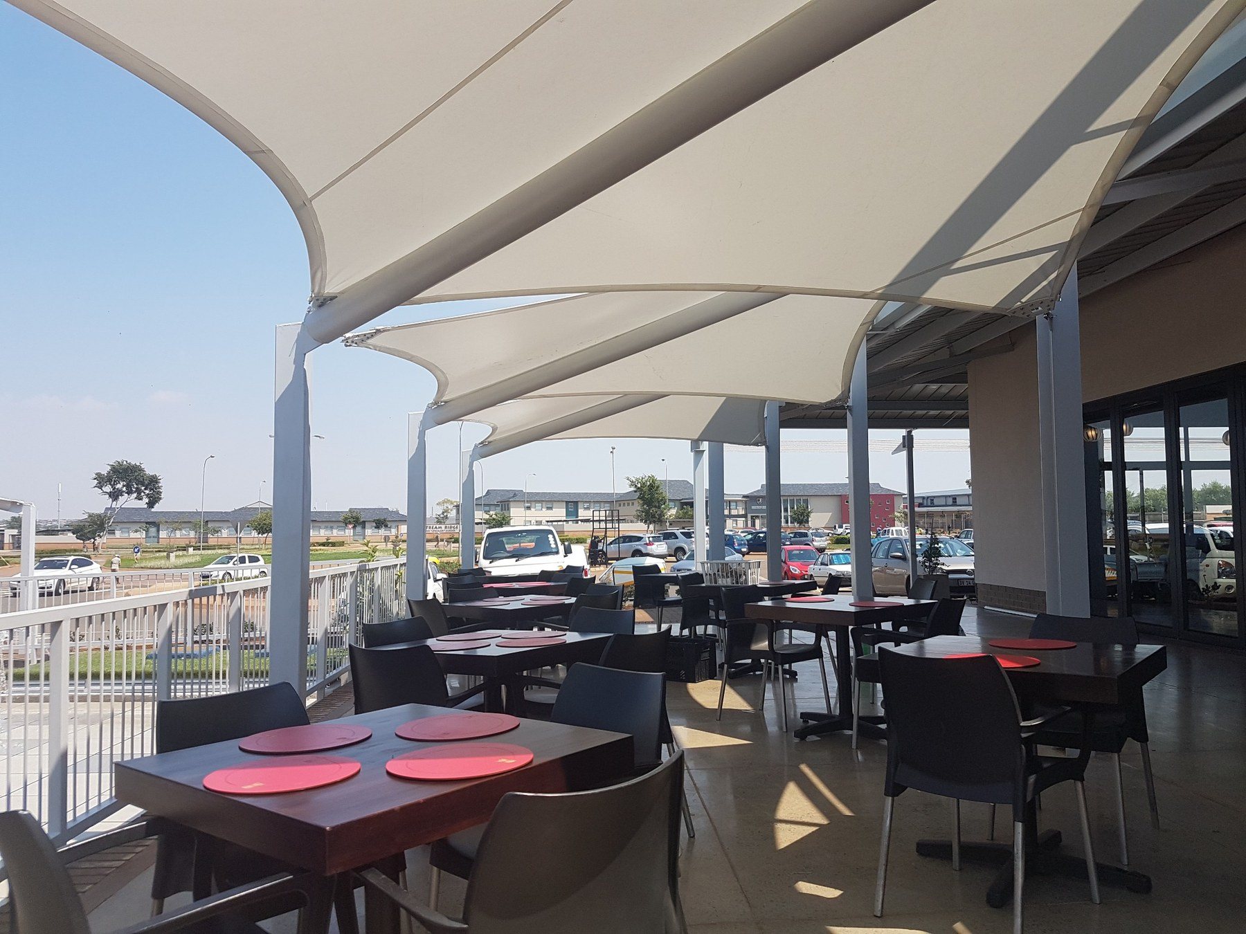 Midstream tensile structure project